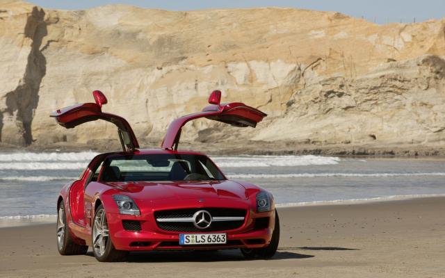 2010 SLS AMG rot Exterieur 5