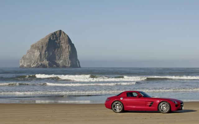 2010 SLS AMG rot Exterieur 10